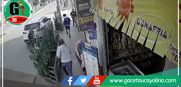 Huánuco: Dos delincuentes armados con peluca y mascarilla asaltan y roban  Minimarket