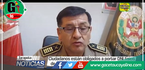 Tarapoto: Presentar DNI en formato físico o enfrentarán acción policial