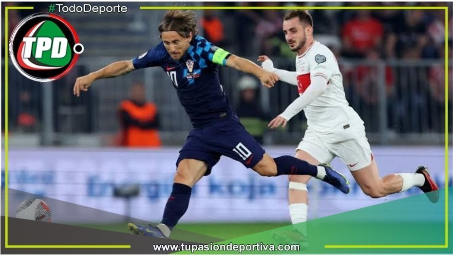 Croacia de Modric perdió 1 a 0 ante Turquía por las clasificatorias Eurocopa