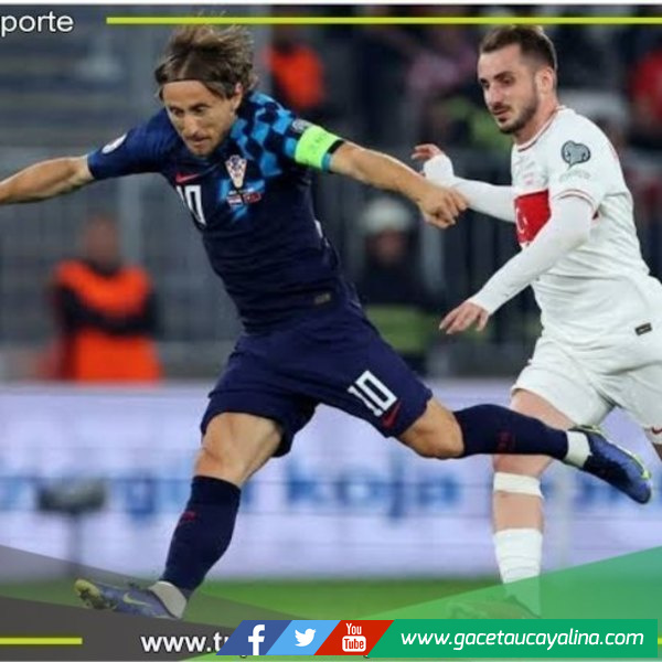 Croacia de Modric perdió 1 a 0 ante Turquía por las clasificatorias Eurocopa