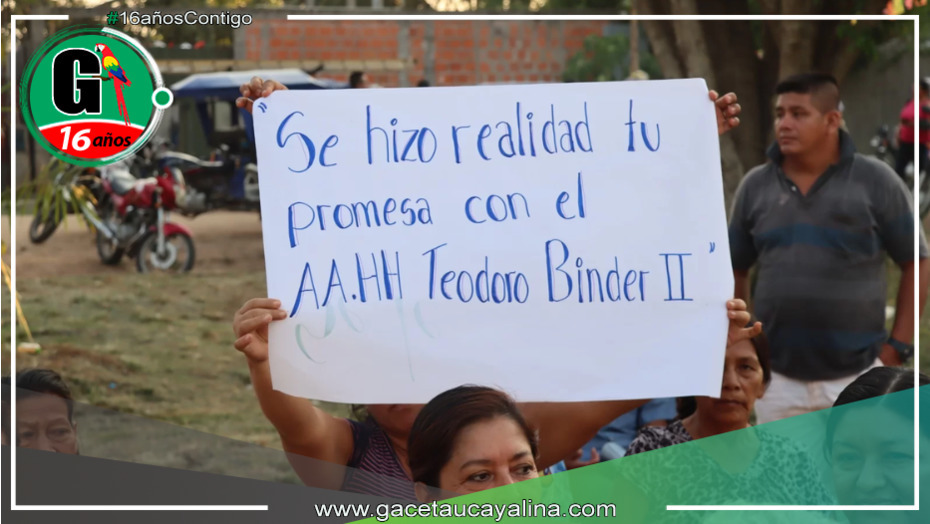 Construirán alcantarillado en AAHH Teodoro Binder II y Bena Jema