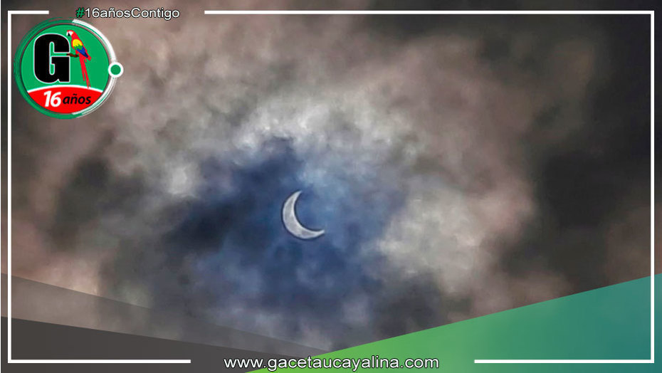 San Martín: Eclipse solar fue apreciado con gran expectativa