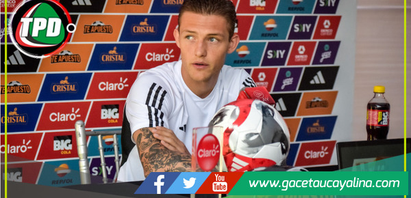 Oliver Sonne brindó su primera conferencia de prensa