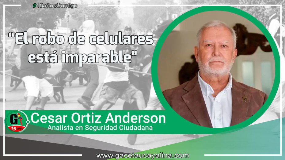 El robo de celulares está imparable
