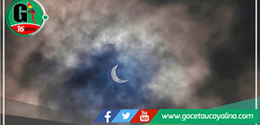 San Martín: Eclipse solar fue apreciado con gran expectativa