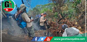 San Martín: Brigadistas sofocan incendio forestal en Cordillera Escalera
