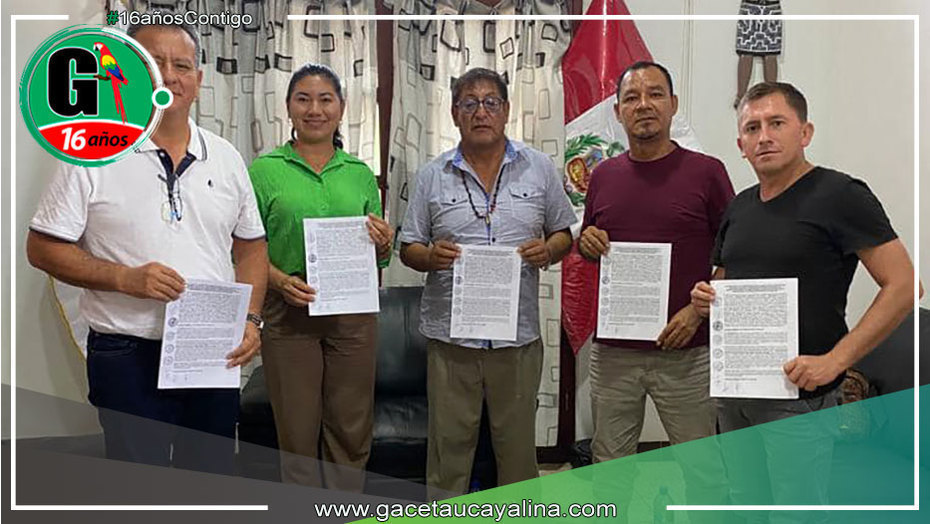 Alcalde de la Municipal Provincial de Ucayali y Alcaldes Distritales Firman Acuerdo para el Desarrollo Local