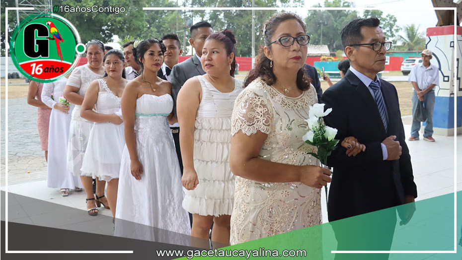 36 parejas de dieron el sí en tercer matrimonio comunitario organizado por la MDY