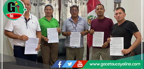 Alcalde de la Municipal Provincial de Ucayali y Alcaldes Distritales Firman Acuerdo para el Desarrollo Local