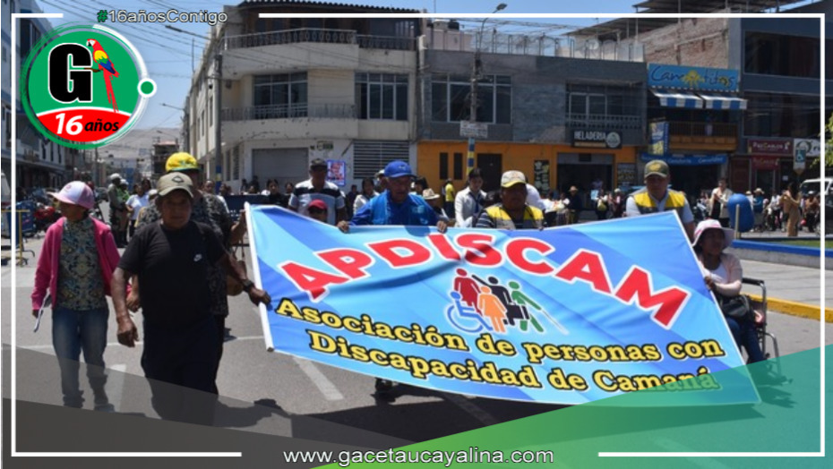 Comunidad de Tambopata marcha por el Respeto a los Derechos de Personas con Discapacidad