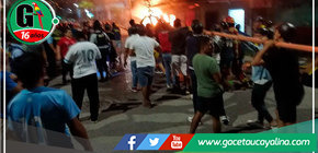 Huánuco: Incendio deja en cenizas cuatro locales comerciales en Tingo María