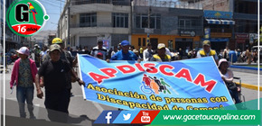 Comunidad de Tambopata marcha por el Respeto a los Derechos de Personas con Discapacidad