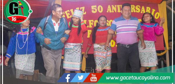 Alcalde de Ucayali Anuncia Obras Clave en Aniversario de Comunidad Nativa Alfonso Ugarte