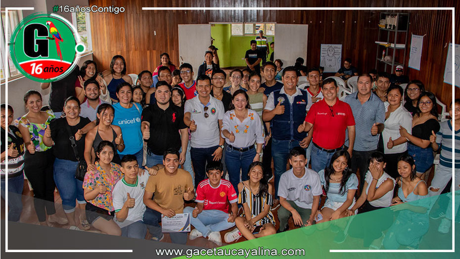 Adolescentes culminaron con éxito el taller de formación de líderes en Pucallpa