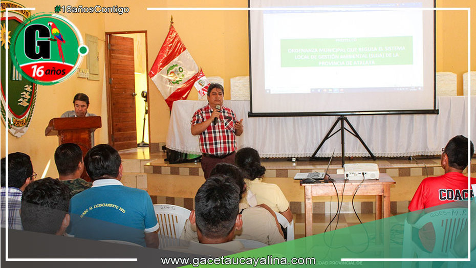 Comisión Ambiental Municipal de Atalaya avanza en proyecto para fortalecer gestión