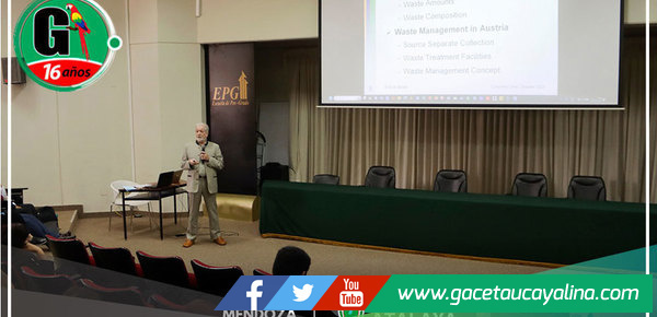 Subgerente de Medio Ambiente de Atalaya Participa en Congreso Internacional sobre Residuos Sólidos