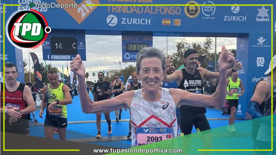Rosa Mota deja una marca imborrable en el Medio Maratón de Valencia