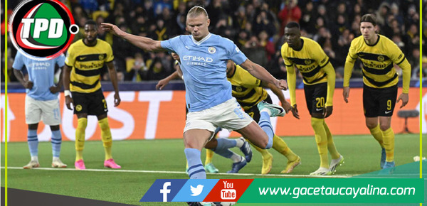 Haaland anotó y cortó la mala racha de goles en Champions con el Manchester City