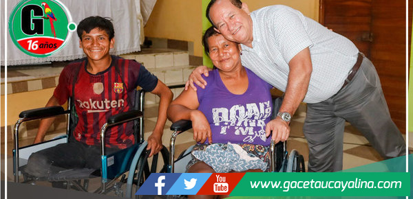 Alcalde de Atalaya Transforma Vidas: Entrega de Sillas de Ruedas a Personas con Discapacidad