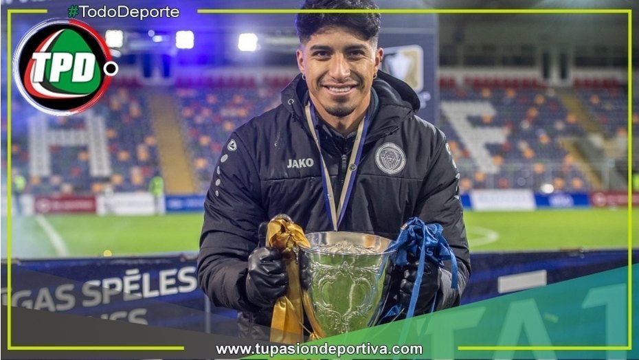 Luis Iberico es campeón de la Copa de Letonia