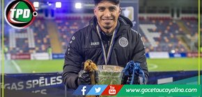 Luis Iberico es campeón de la Copa de Letonia