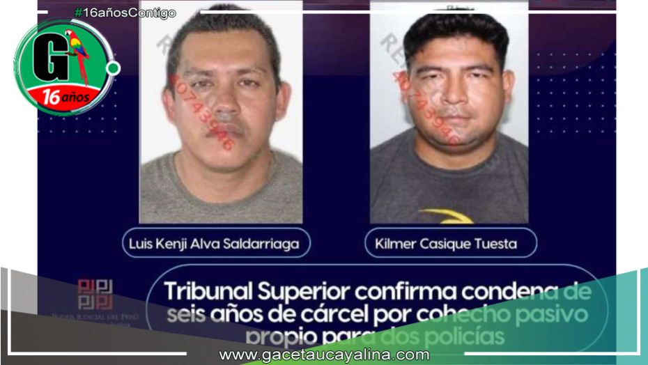 Dos Agentes de Policía enfrentarán seis años de prisión