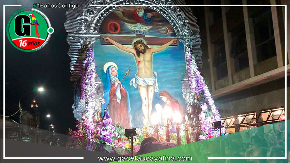 Iquitos: devotos acompañaron primera salida del Señor de los Milagros
