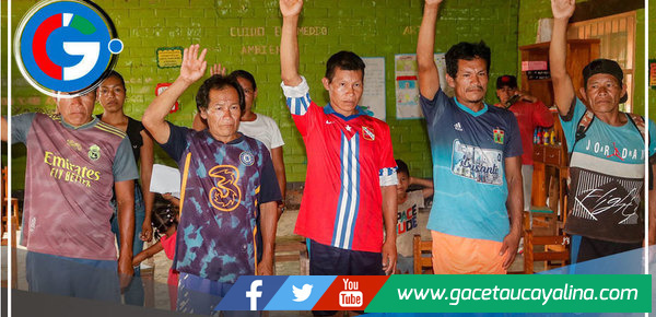 Municipalidad de Atalaya Juramenta Junta Vecinal en CCNN Misión Unini para Reforzar Seguridad