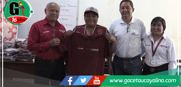 Trabajadores de vigilancia municipal de Pucallpa reciben indumentarias