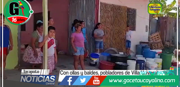 Residentes de Villa Universitaria toman medidas drásticas para denunciar la falta de agua