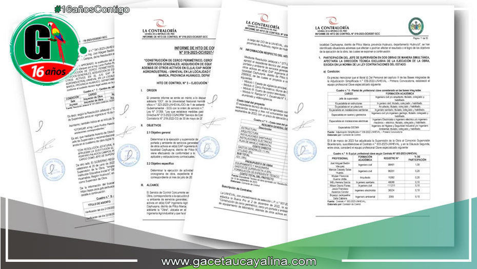 Huánuco: Detectan que supervisor trabaja ilegalmente en dos obras al mismo tiempo