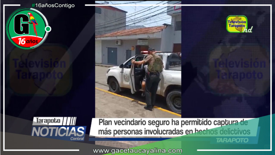 Plan Vecindario Seguro lleva a la captura de criminales en la ciudad