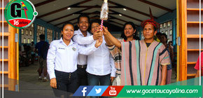 Inauguración de Mejora del Local de Usos Múltiples en C.N. Mapalja por la Municipalidad de Tahuania