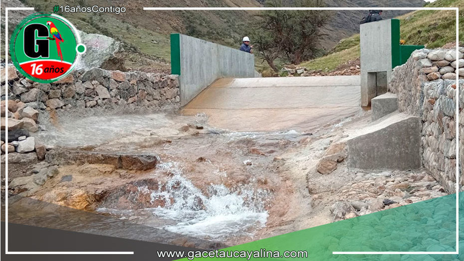Huánuco: entregan canales de riego
