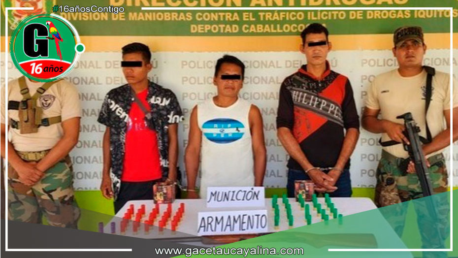 Loreto: Detuvieron a sujetos que transportaban municiones