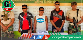 Loreto: Detuvieron a sujetos que transportaban municiones