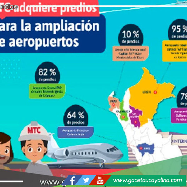 Adquirieren más del 60% de predios para ampliar cinco aeropuertos 