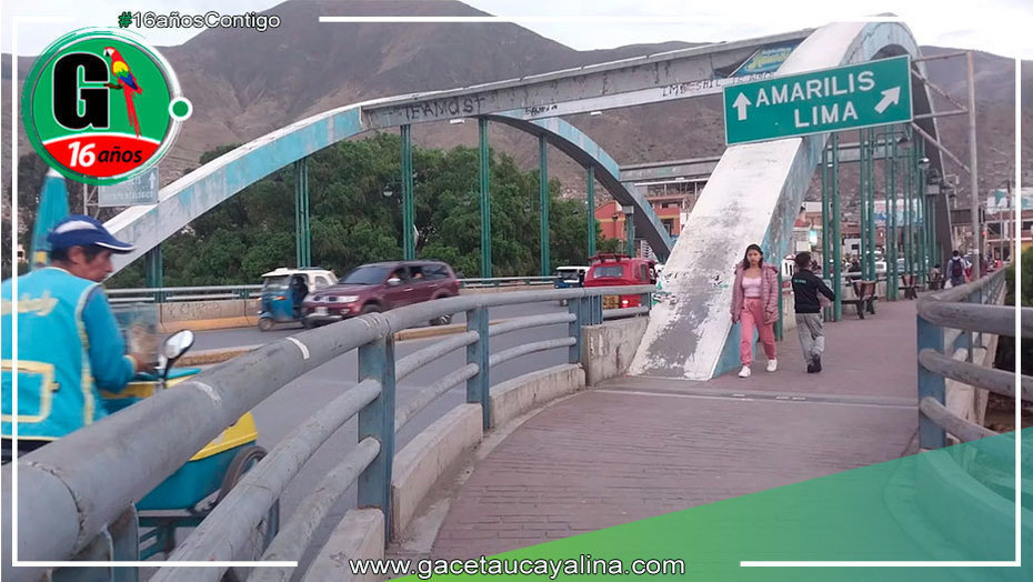 Huánuco: incrementaron a S/ 633 mil, presupuesto para refacción del puente San Sebastián