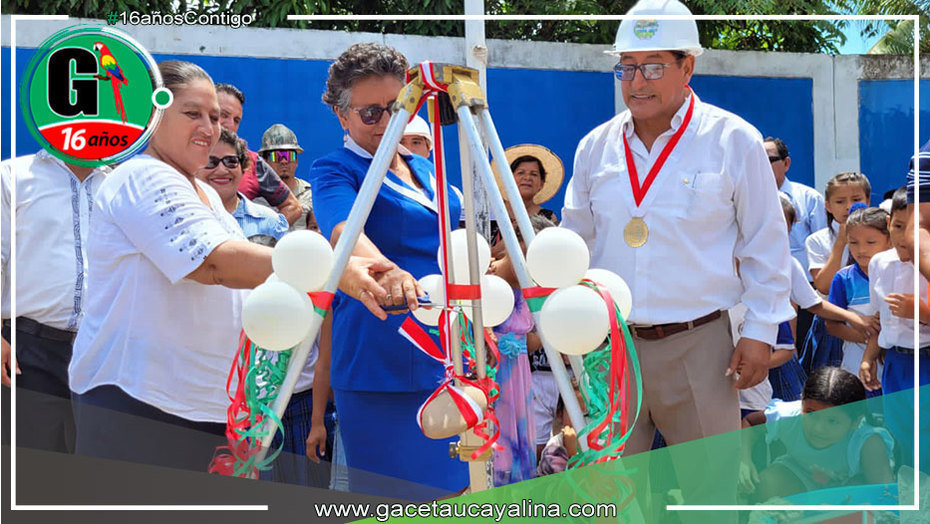 Alcalde Rodolfo Lovo Tello Inicia Obras Cruciales en I.E.P. 64194 "Virgen de Fátima" de Contamana