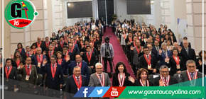 El presidente y los magistrados de la Corte Superior de San Martín asisten al X Encuentro Internacional y XII Encuentro Nacional en La Libertad.