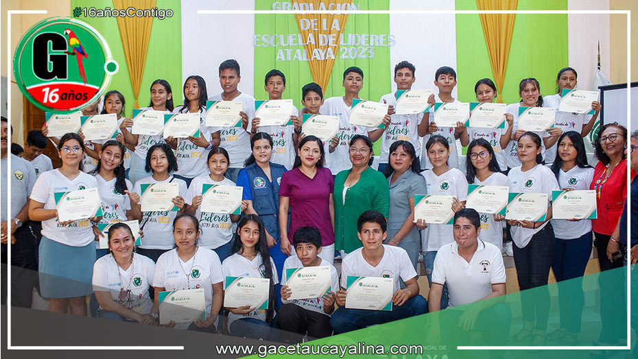 Clausura Exitosa de la Primera Escuela de Líderes en Atalaya: Formando Futuras Autoridades Locales