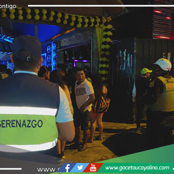 Se encuentran menores de edad en discotecas de Yarinacocha durante operativo 