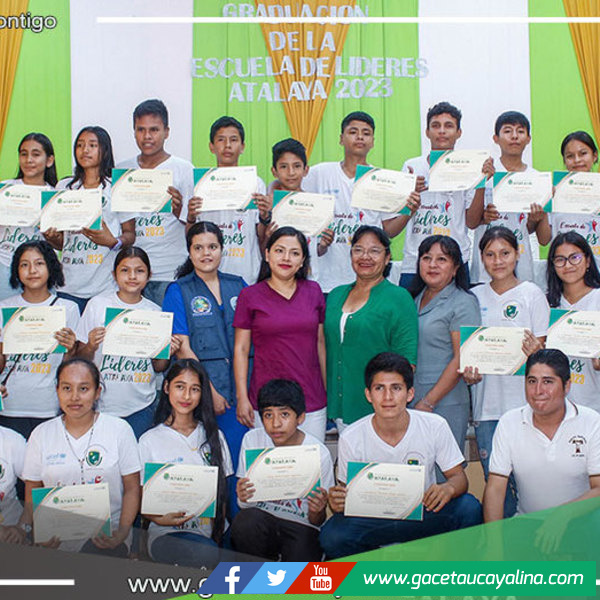Clausura Exitosa de la Primera Escuela de Líderes en Atalaya: Formando Futuras Autoridades Locales