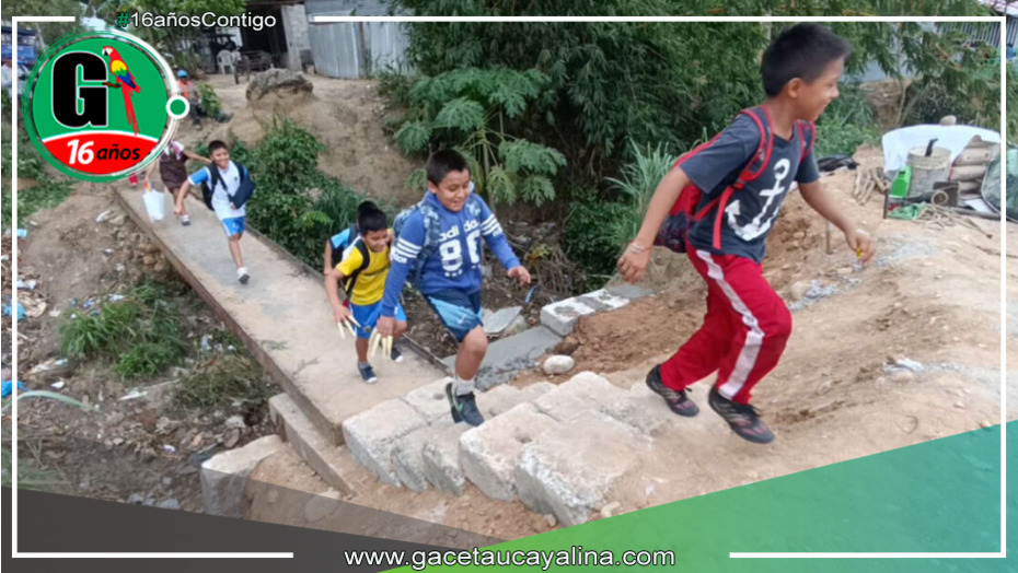 Municipalidad de San Martín rehabilita puente cerca a la escuela “Miguel Chuquisengo Ramírez”