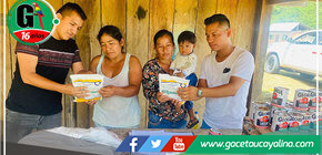 Continúa la Municipalidad Provincial de Ucayali llevando el Vaso de Leche a los más vulnerables en Contamana