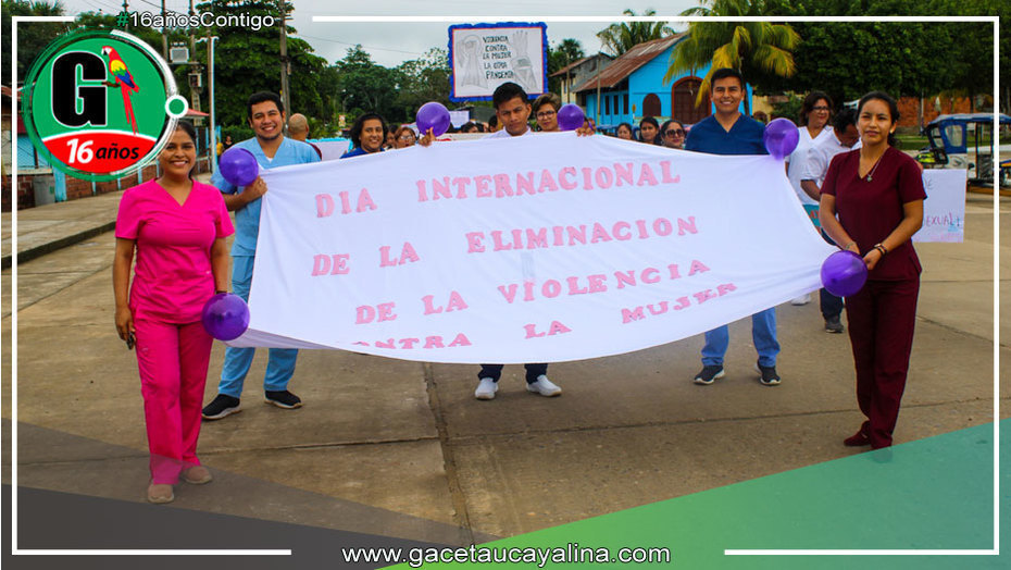Marcha Unificada en Bolognesi: Comunidad se Moviliza para Conmemorar el Día Internacional de la Eliminación de la Violencia contra la Mujer