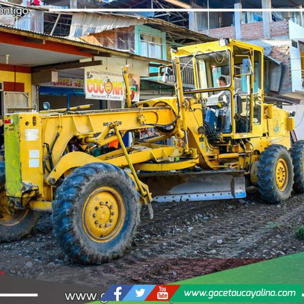 Mantenimiento Rutinario en el Centro de la Ciudad liderado por la Municipalidad Distrital
