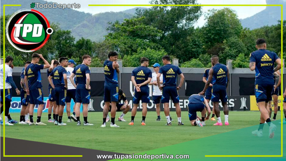 Almirón probó el equipo de Boca para la final de la CONMEBOL Libertadores