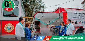 Huánuco: Entregan moderno cisterna contraincendios de US$ 42 mil a Bomberos