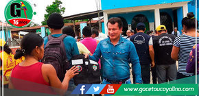 Alcalde de Tahuanía Entrega 40 Chalecos y Víveres a integrantes de Rondas Campesinas